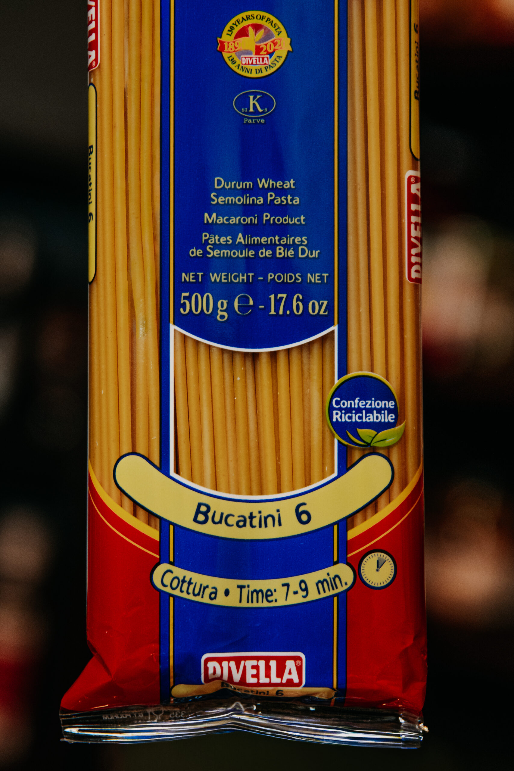 Divella makaron Bucatini 500g - obrazek 2