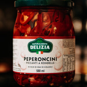 Delizia Pikantna papryka Peperoncini w oleju 580ml