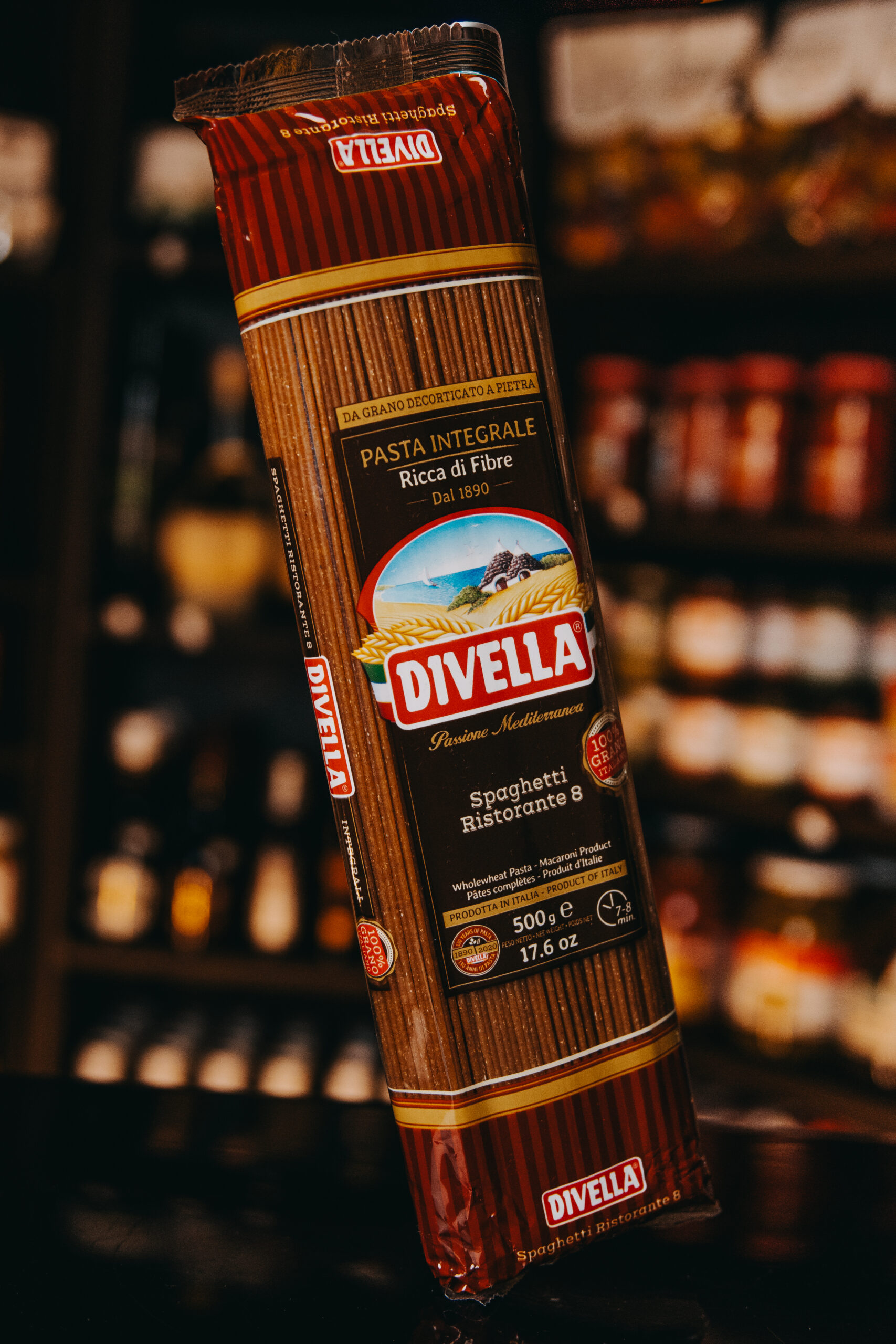 Divella Spaghetti Pełnoziarniste 500g