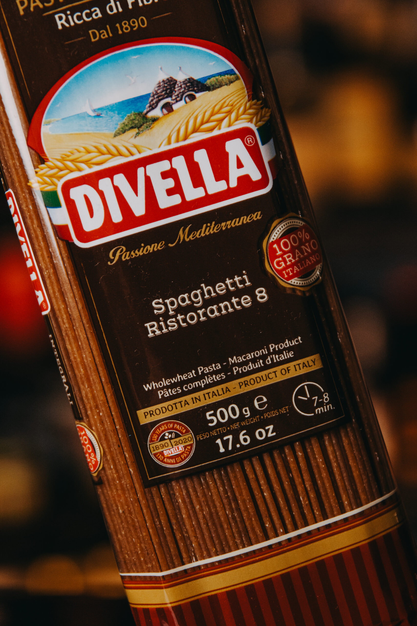 Divella Spaghetti Pełnoziarniste 500g - obrazek 3