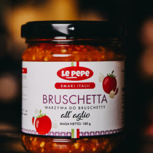 Włoskie warzywa do bruschetty z czosnkiem i pomidorami 180 g Le Pepe