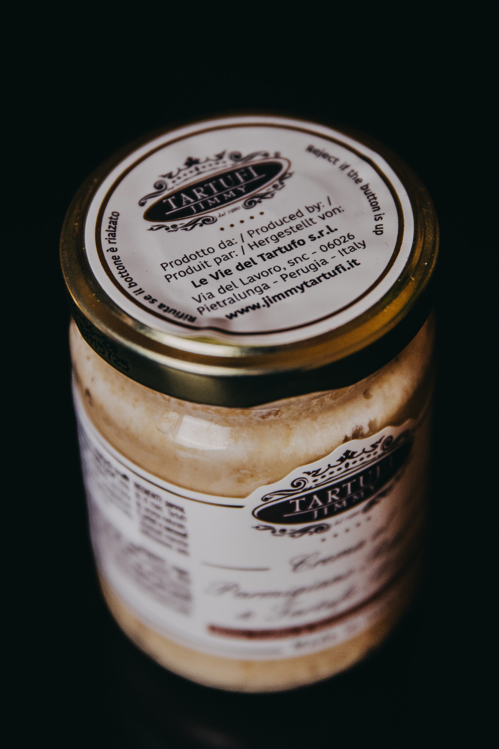 Jimmy Tartufi Krem na bazie Parmezanu z białymi truflami 130g - obrazek 3