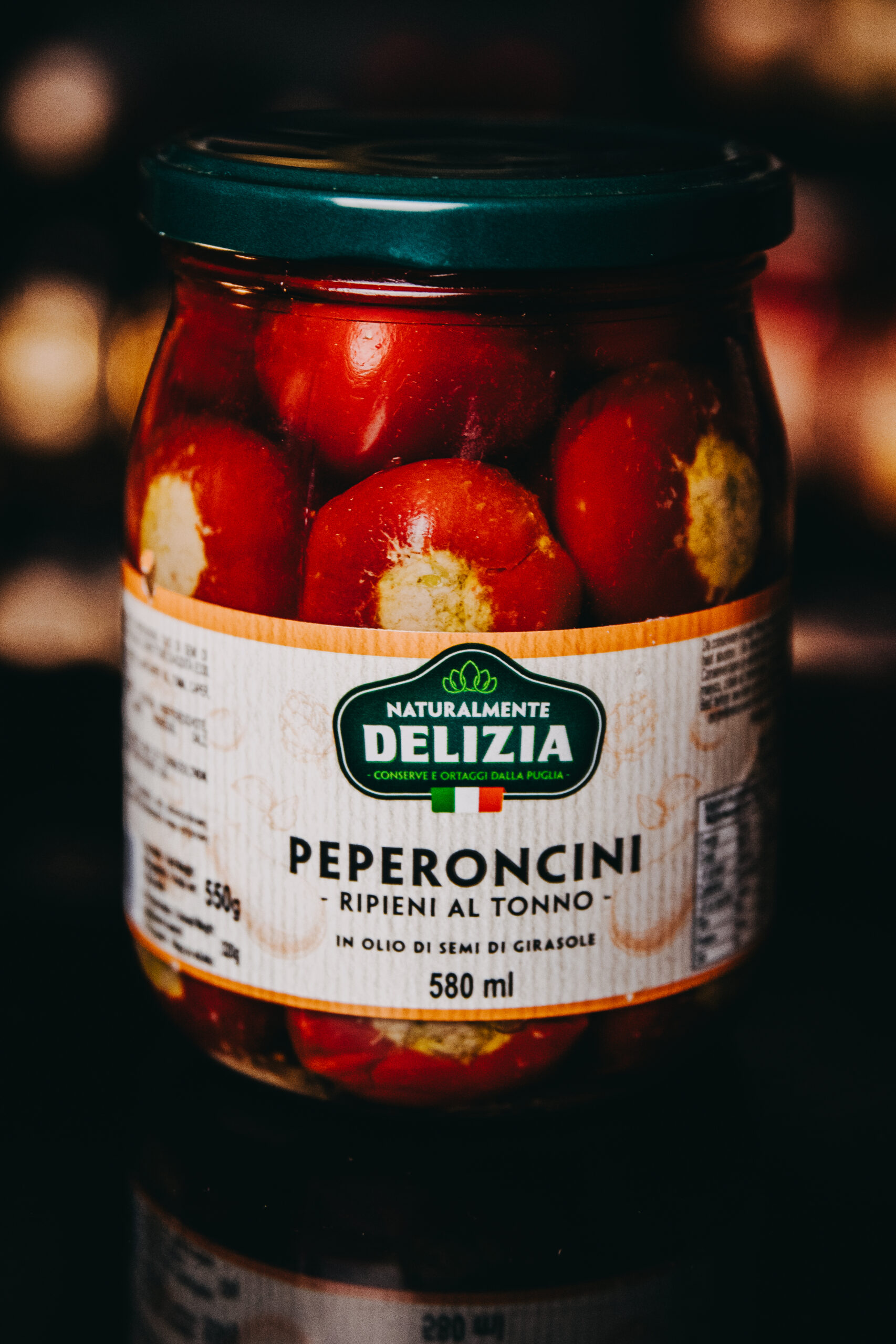 Delizia papryka nadziewana tuńczykiem 580ml