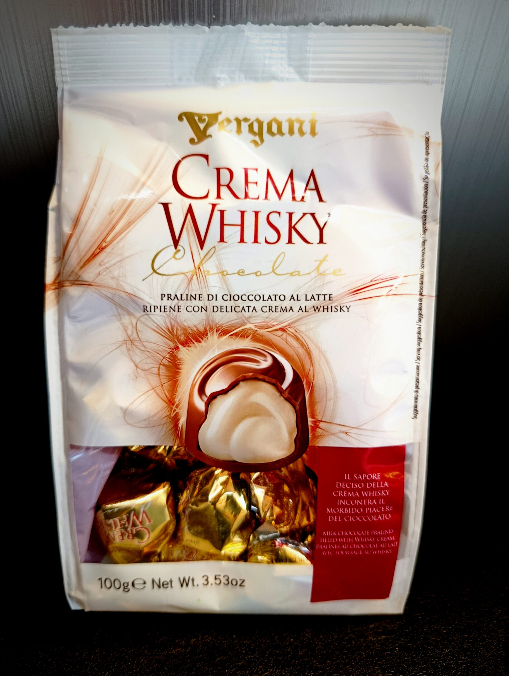 Vergani Crema Whisky czekoladki z whisky 100g