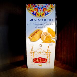 COSTA DOLCI Włoskie Kruche Ciastka z Nadzieniem Pomarańczowym Sycylia 120g