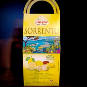 Crispo SORRENTO migdały w białej czekoladzie nadziewane limonką 150g