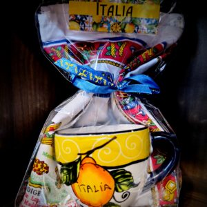 Zestaw ściereczka kuchenna + filiżanka ceramiczna 200ml 🍋